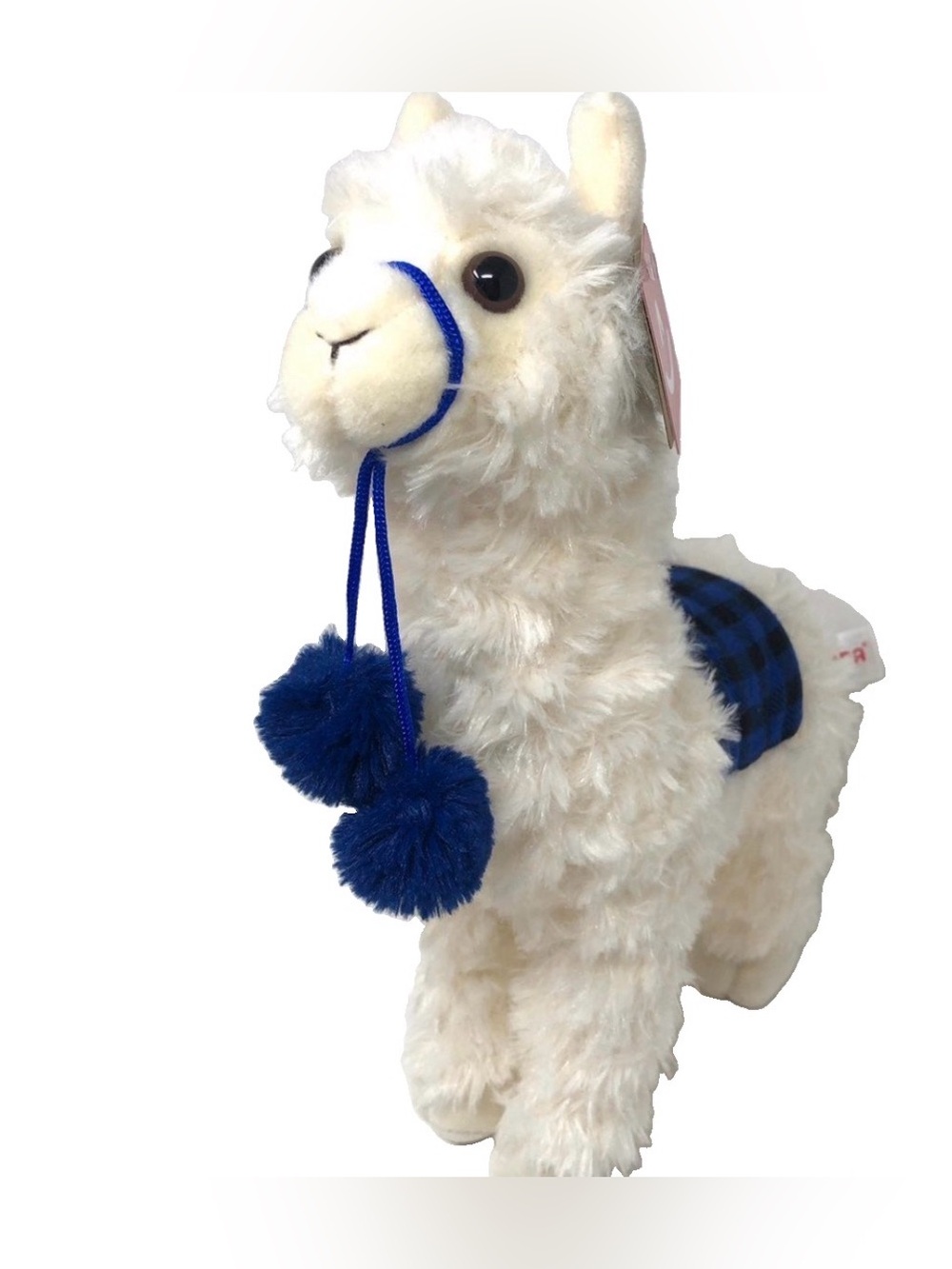 Aurora - Checkers The Alpaca Blu Stuffed Animal Plush 11”